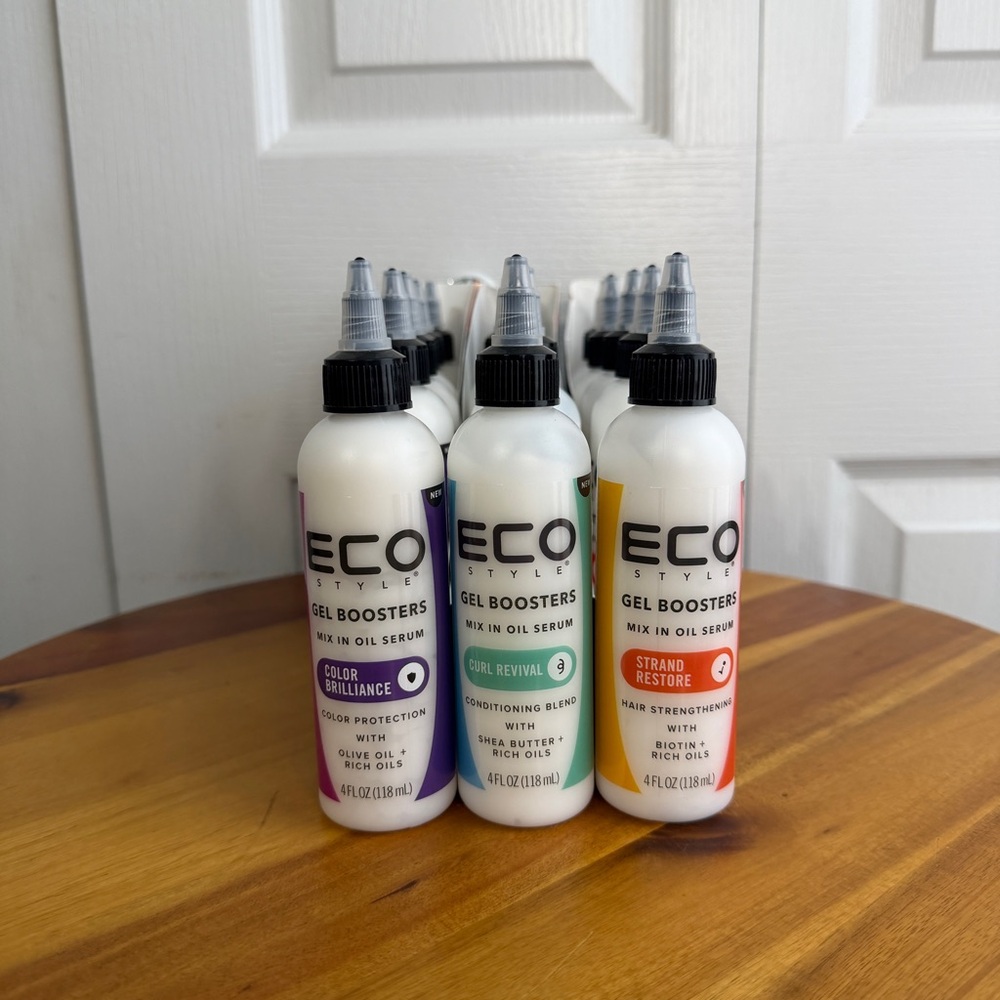 Eco Style gel boosters‎ color brilliance curl revival strand restore